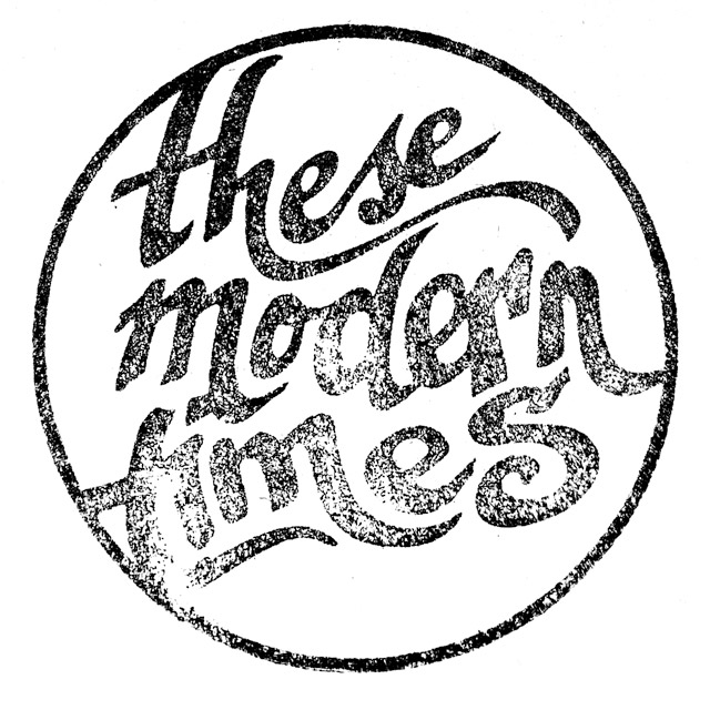 These Modern Times Woodcut