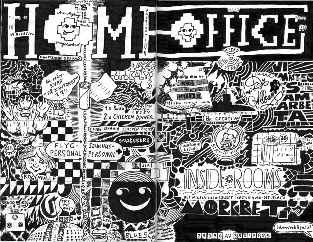 Drawn Diary 2020 week 12 | 16–22 March 2020