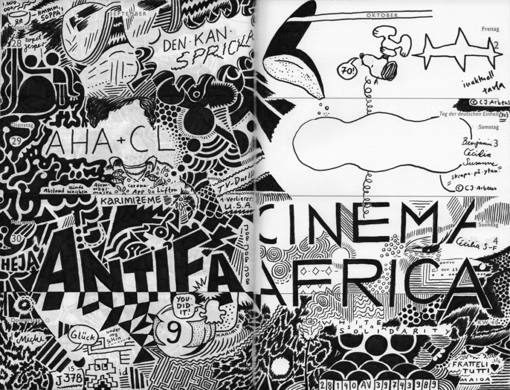 Drawn Diary 2020 week 40 | 28 September–04 October 2020