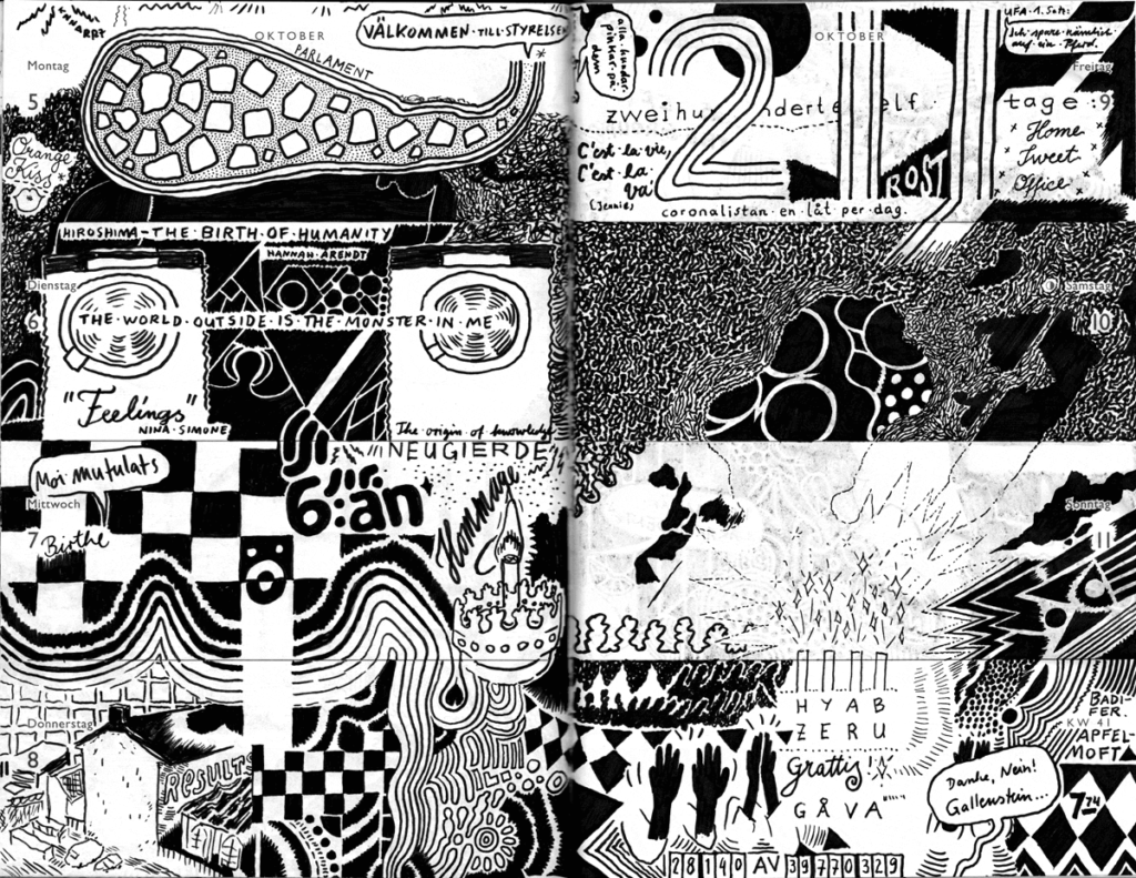 Drawn Diary 2020 week 41 | 05–11 October 2020