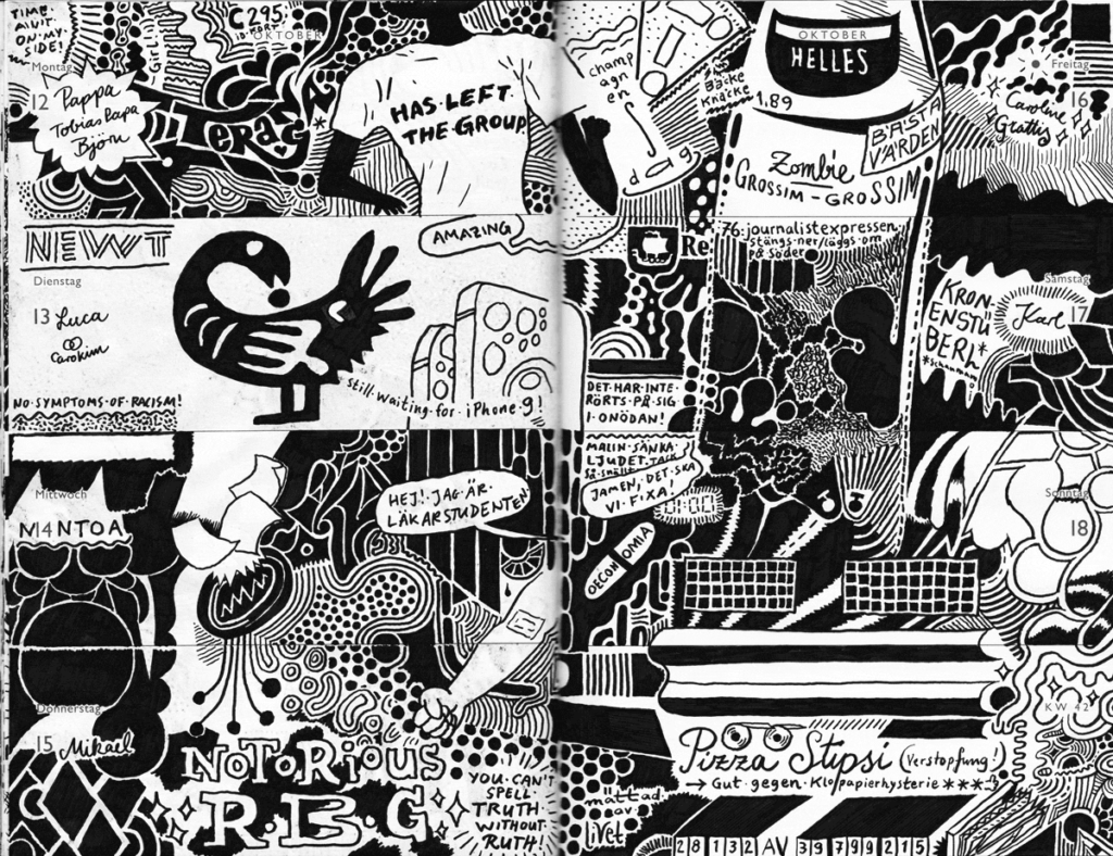 Drawn Diary 2020 week 42 | 12–18 October 2020