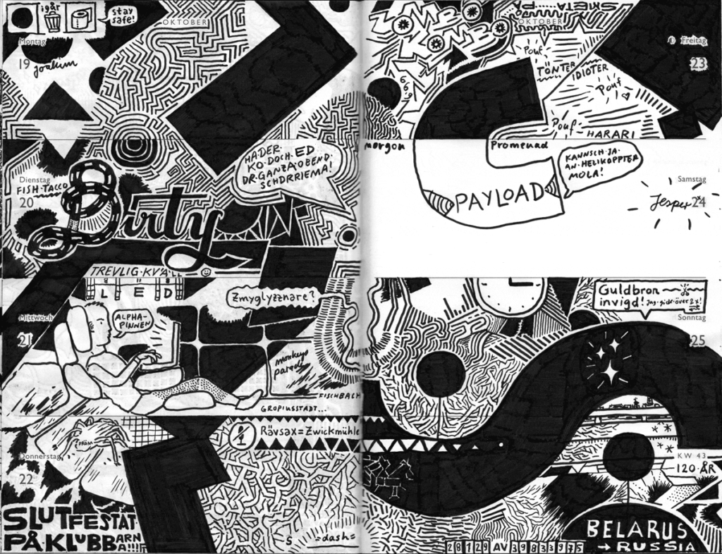 Drawn Diary 2020 week 43 | 19–25 October 2020