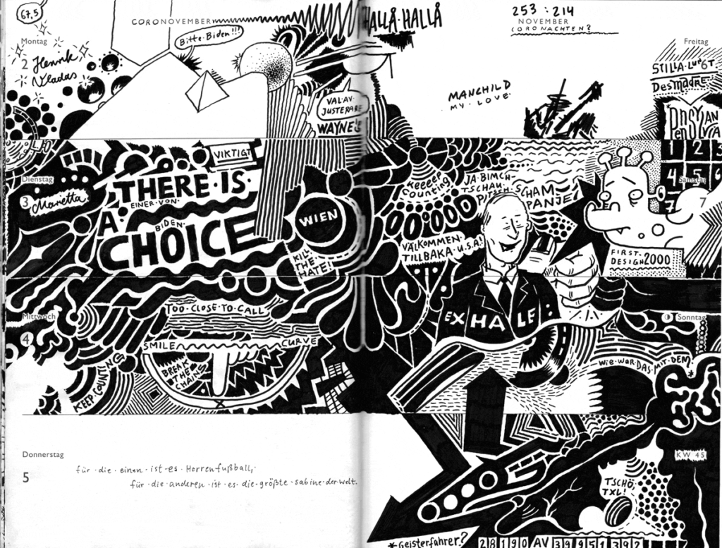 Drawn Diary 2020 week 45 | 02–08 November 2020