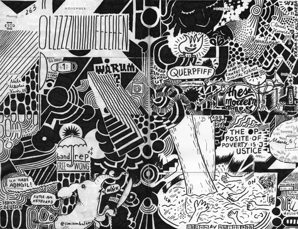 Drawn Diary 2020 week 49 | 30 November–06 December 2020