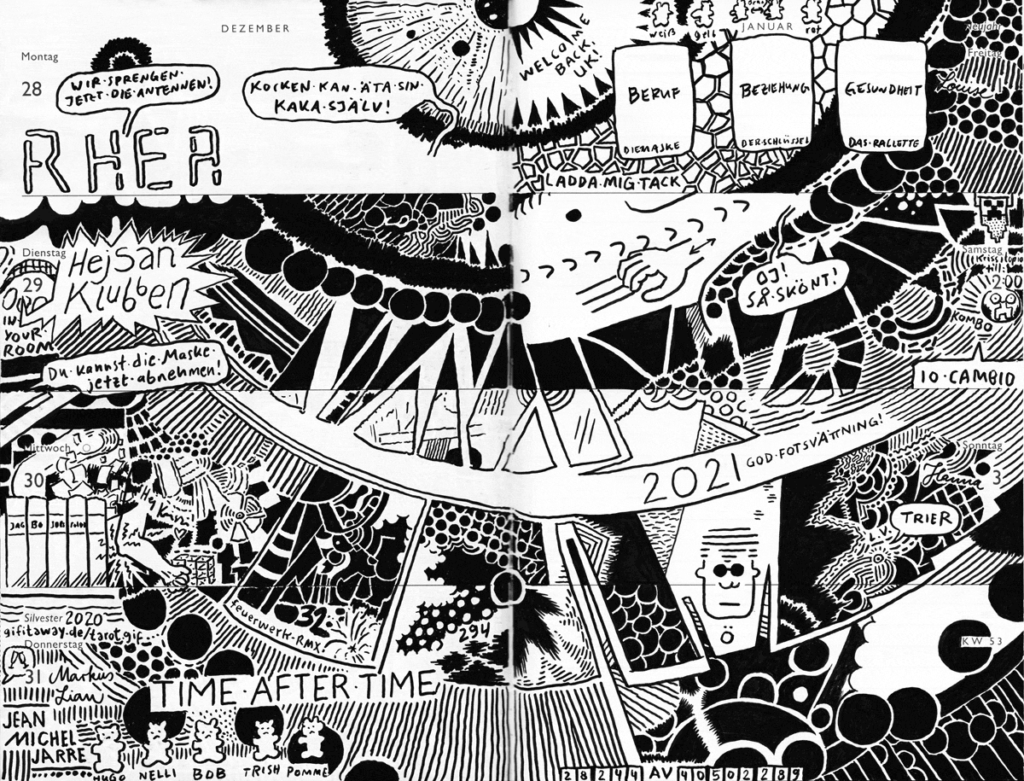 Drawn Diary 2020 week 53 | 28 December 2020–03 January 2021