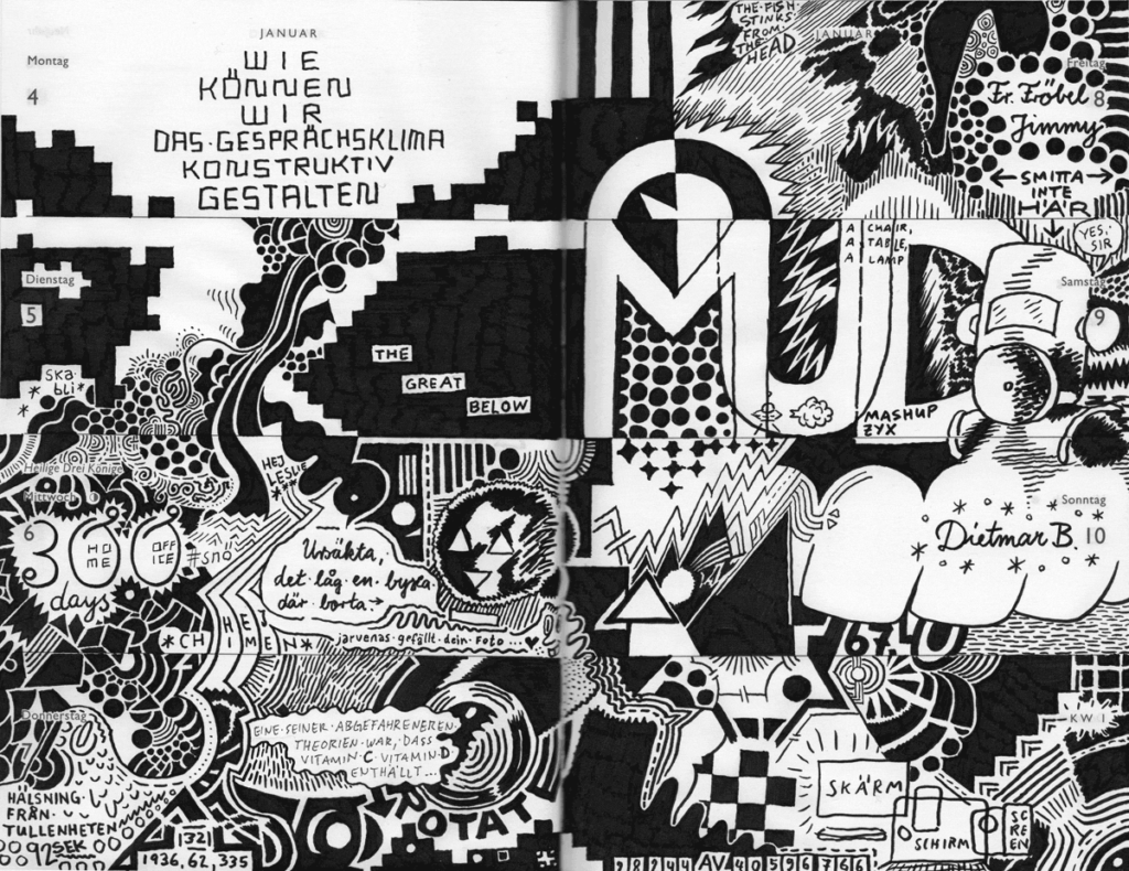 Drawn Diary 2021 week 01 | 04–10 January 2021