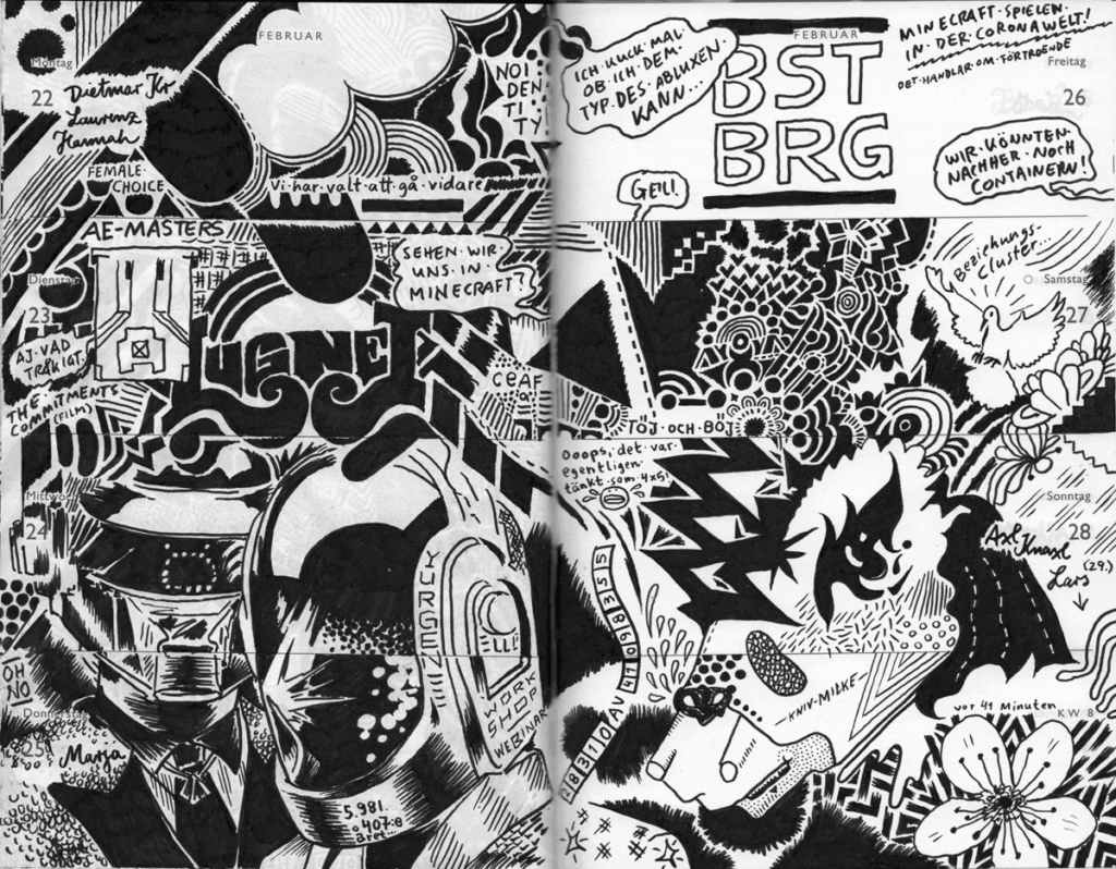 Drawn Diary 2021 week 08 | 22–28 February 2021