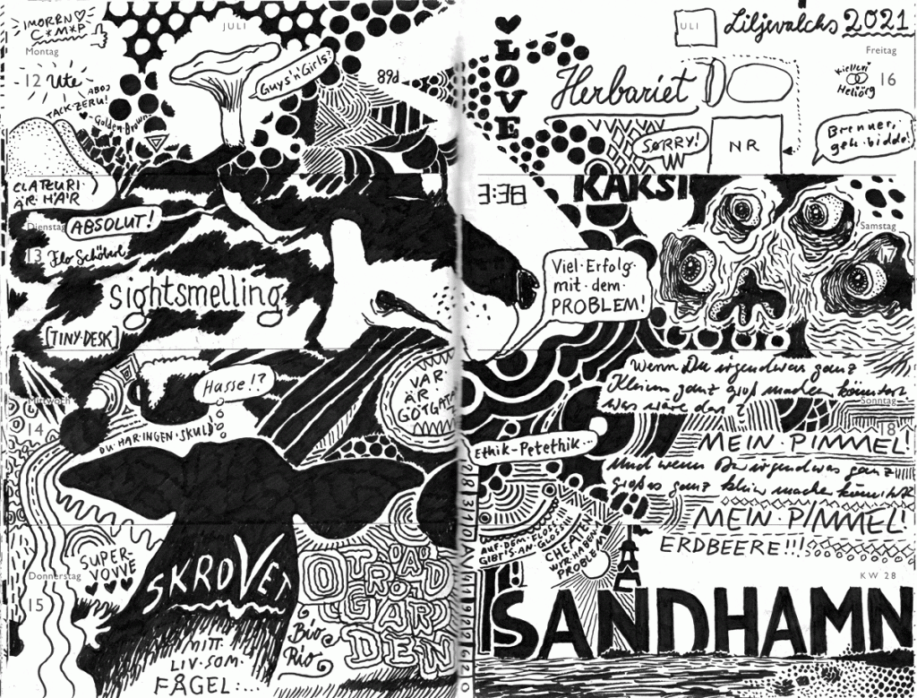 Drawn Diary 2021 week 28 | 12–18 July 2021