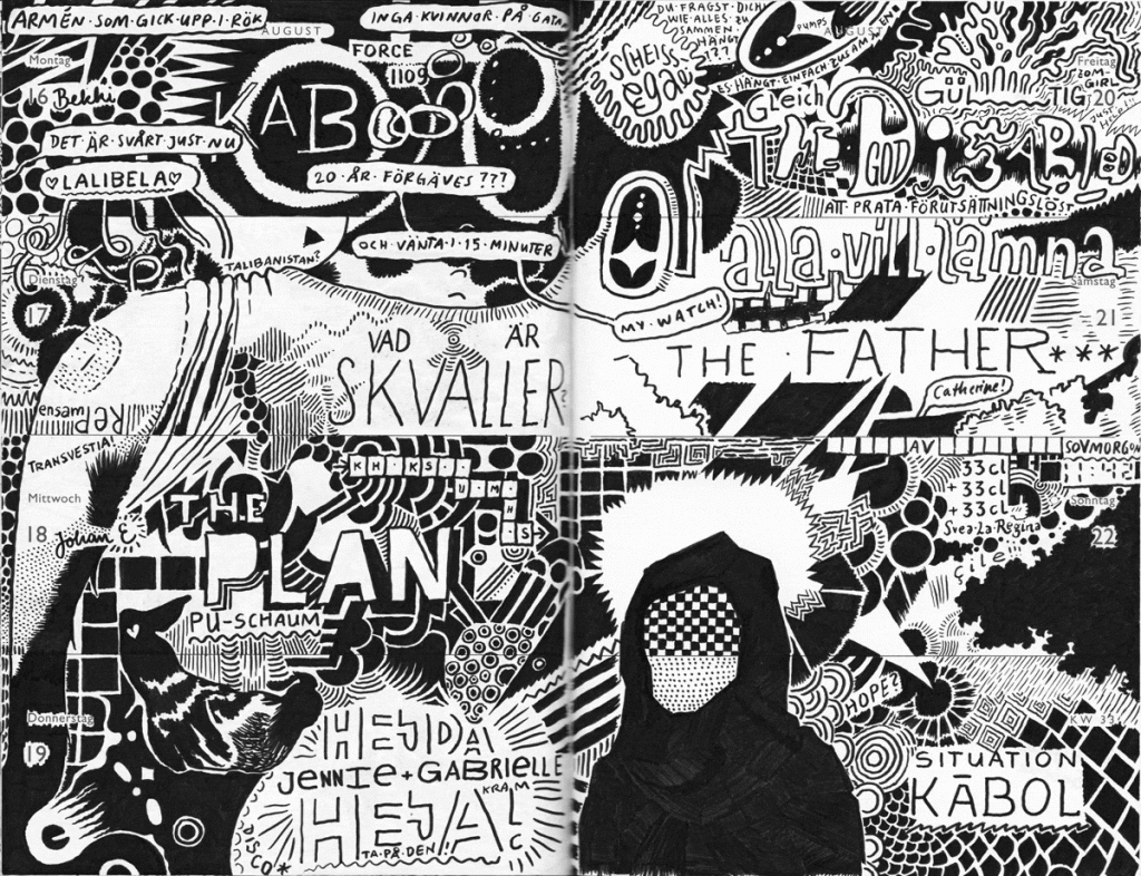 Drawn Diary 2021 week 33 | 16–22 August 2021