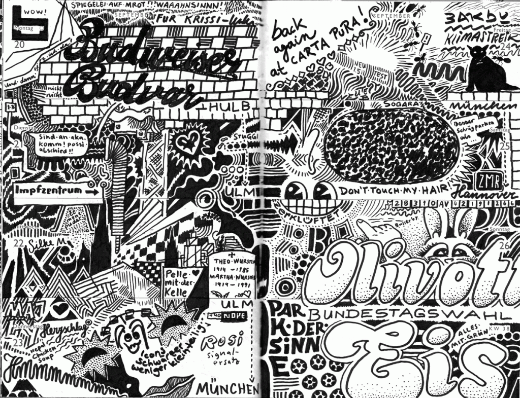 Drawn Diary 2021 week 38 | 20–26 September 2021