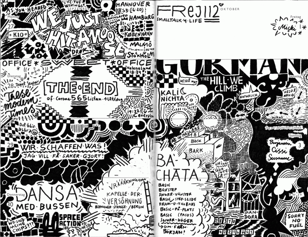 Drawn Diary 2021 week 39 | 27 September–03 October 2021