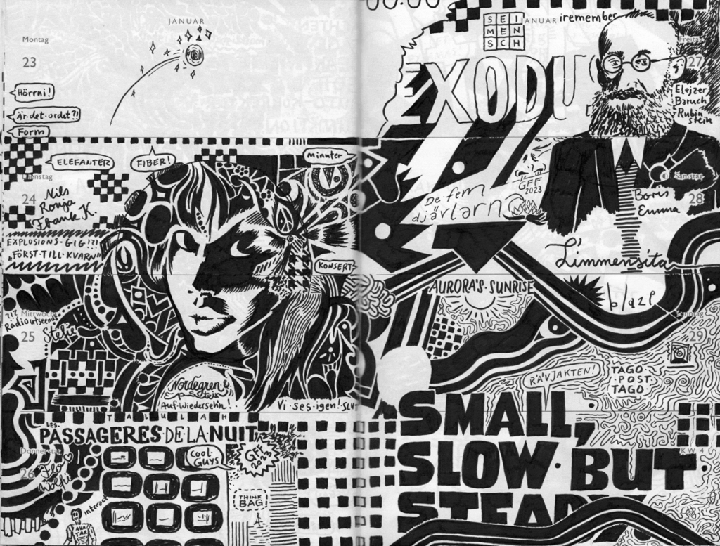 Drawn Diary 2023 week 04 | 23–29 January 2023