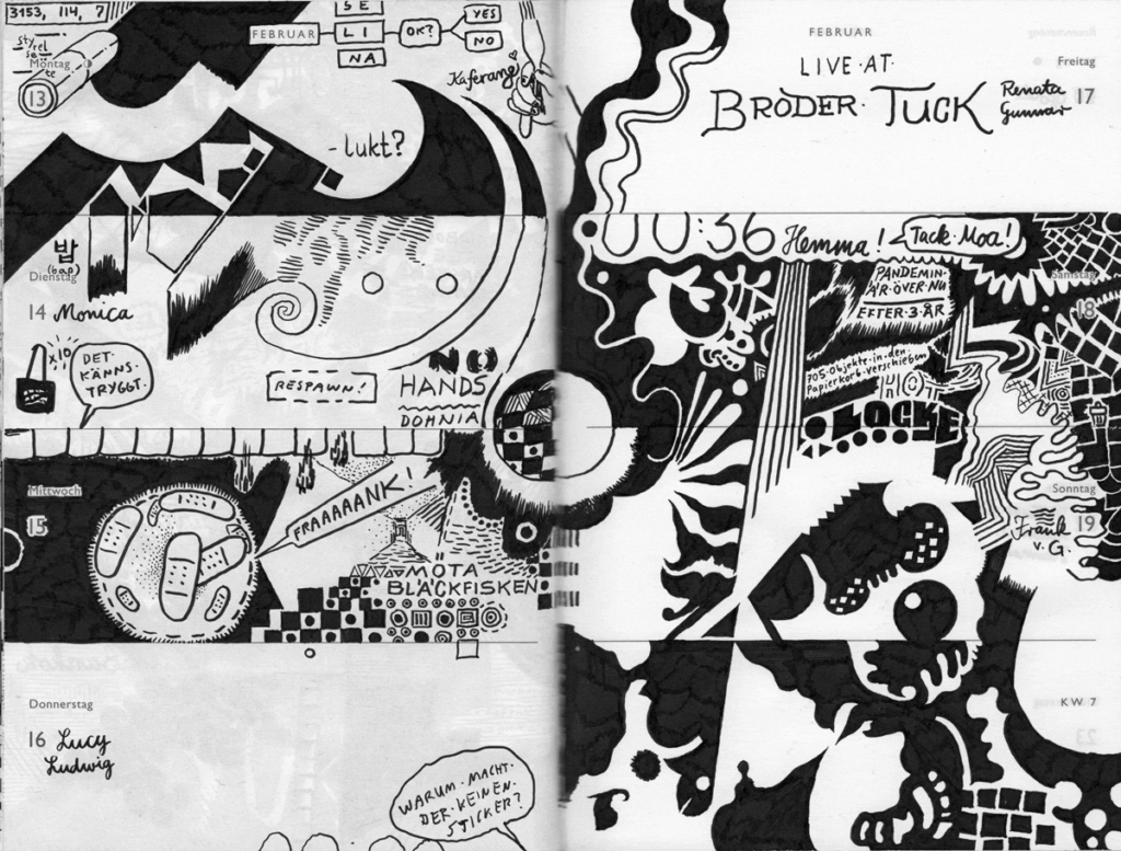 Drawn Diary 2023 week 07 | 13–19 February 2023