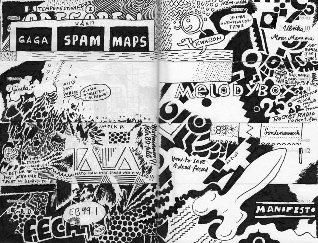 Drawn Diary 2023 week 10 | 06–12 March 2023