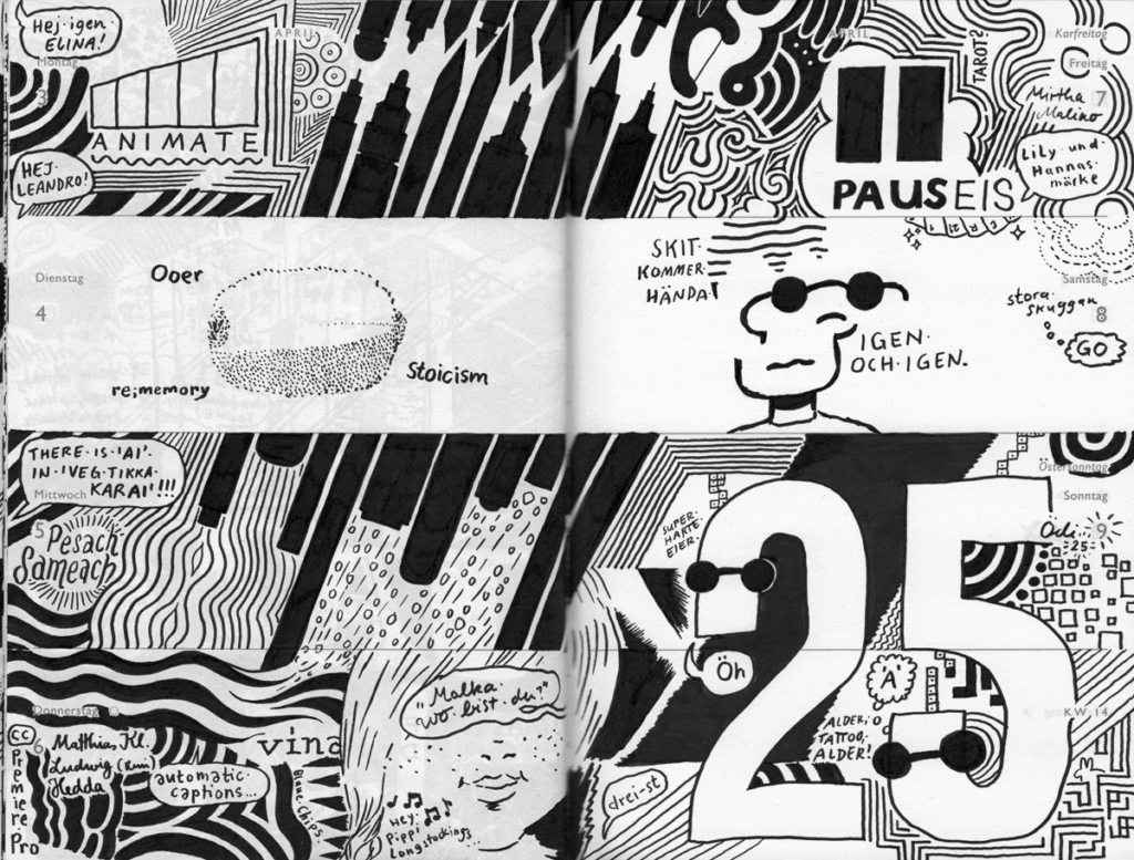 Drawn Diary 2023 week 14 | 03–09 April 2023