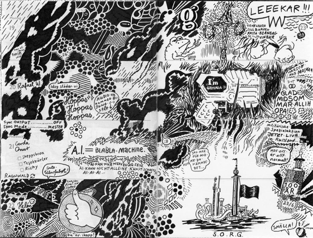 Drawn Diary 2023 week 25 | 19–25 June 2023