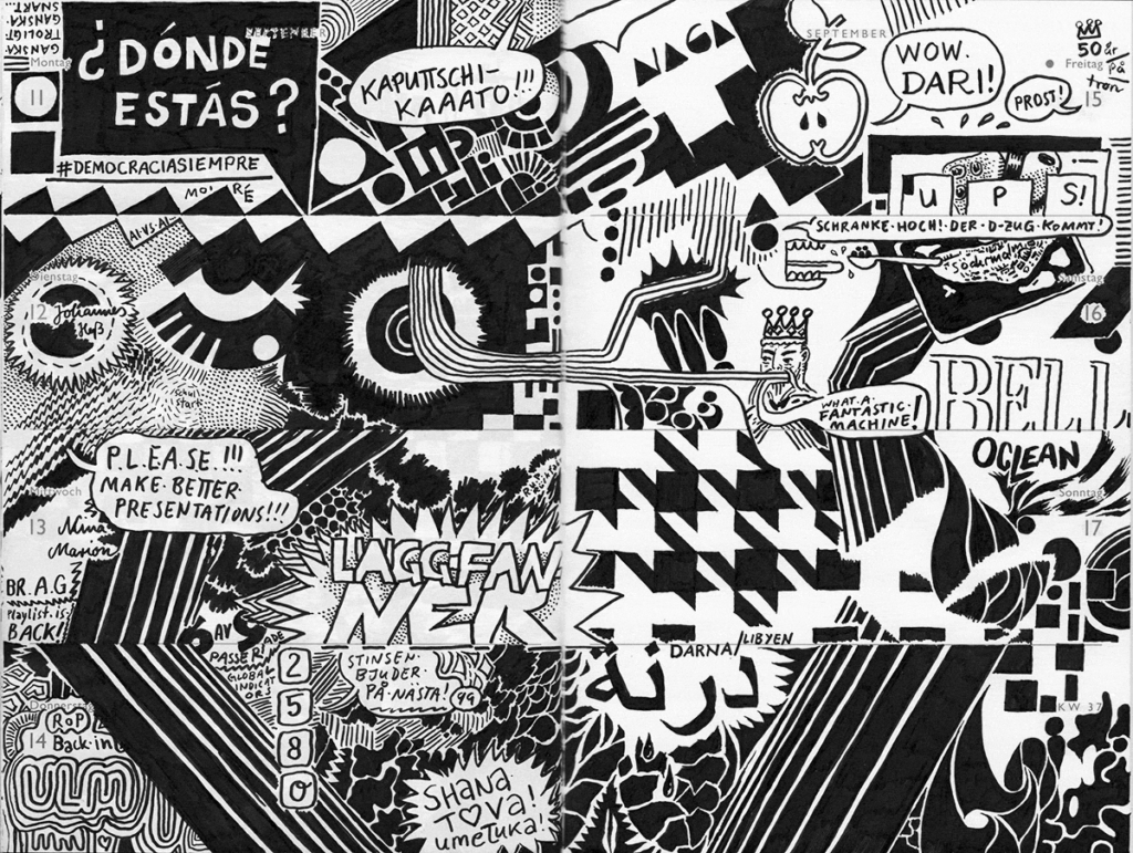 Drawn Diary 2023 week 37 | 11–17 September 2023