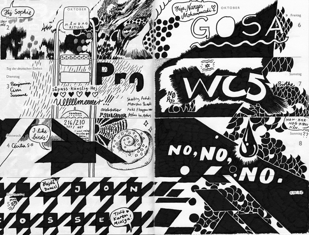 Drawn Diary 2023 week 40 | 02–08 October 2023