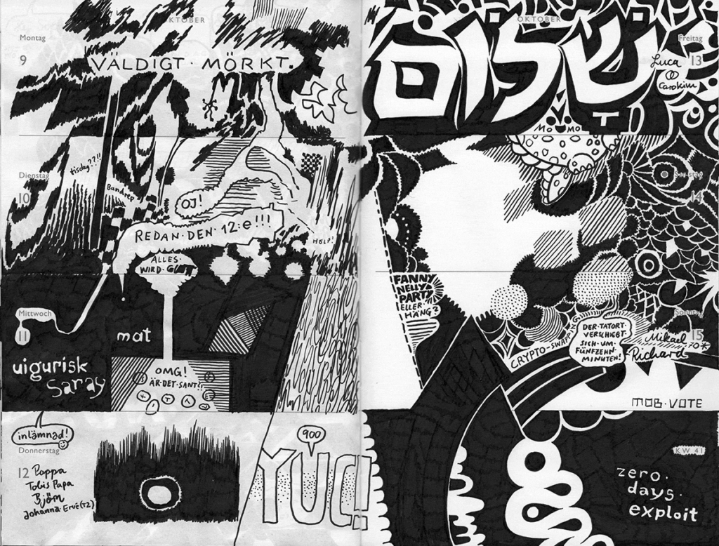 Drawn Diary 2023 week 41 | 09–15 October 2023