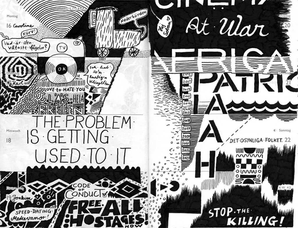 Drawn Diary 2023 week 42 | 16–22 October 2023