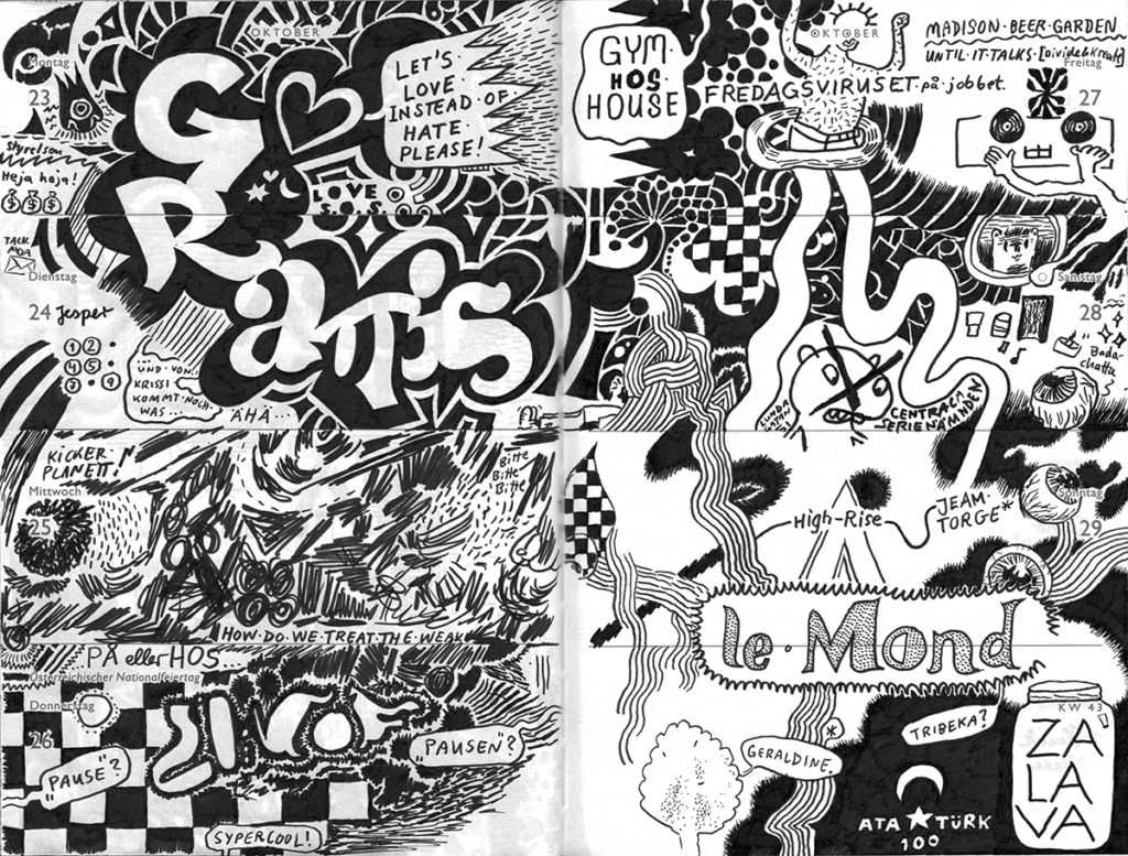 Drawn Diary 2023 week 43 | 23–29 October 2023