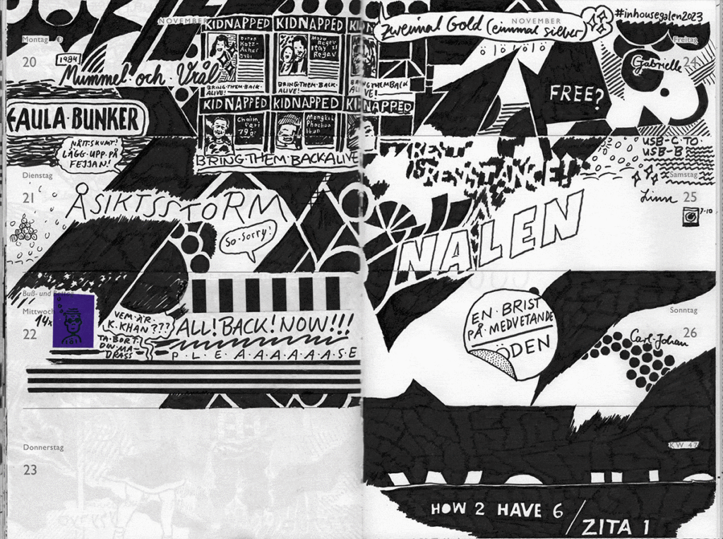 Drawn Diary 2023 week 47 | 20–26 November 2023