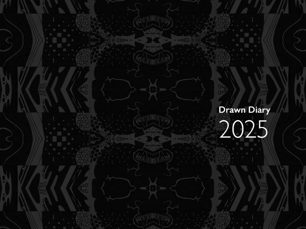 Cover Drawn Diary 2025 by Kristofer Arbeus