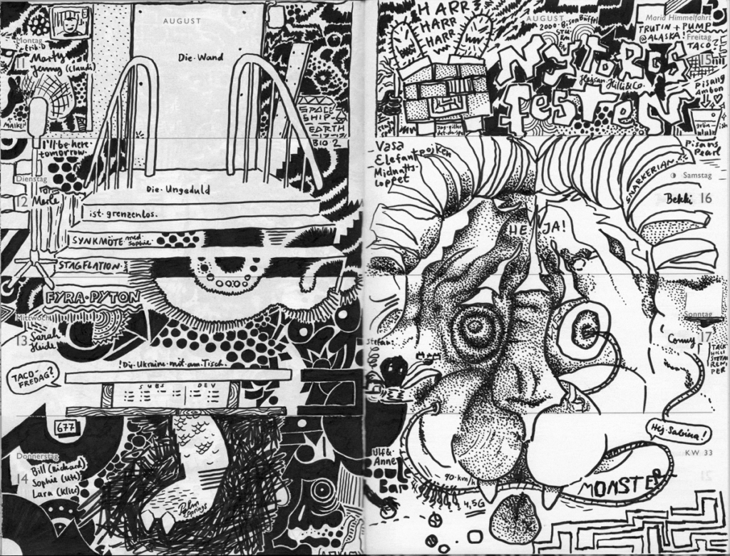 Drawn Diary 2025 week 33 | 11–17 August 2025