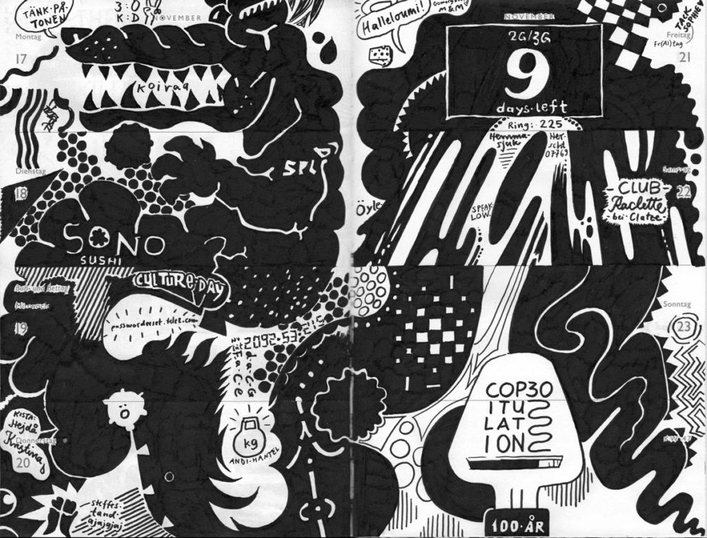 Drawn Diary 2025 week 47 | 17–23 November 2025