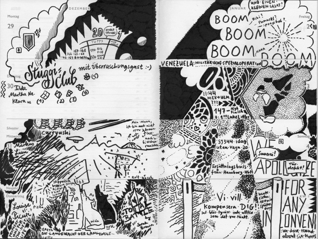 Drawn Diary 2026 week 01 | 29 December 2025–04 January 2026