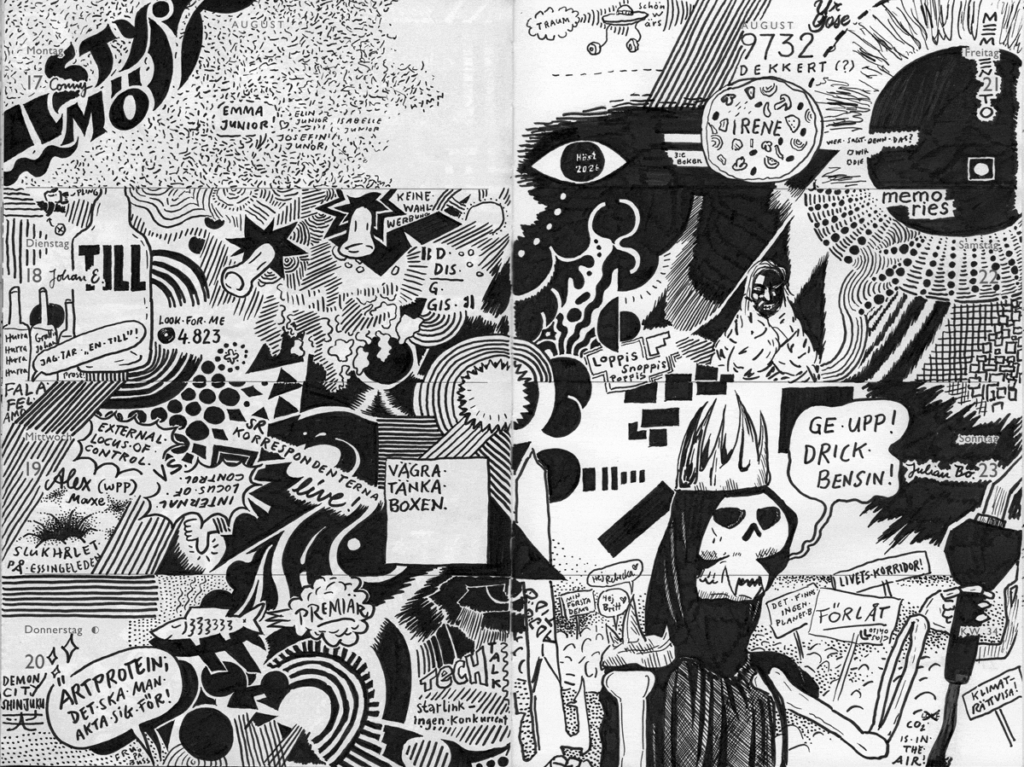 Drawn Diary 2026 week 34 | 17–23 August 2026
